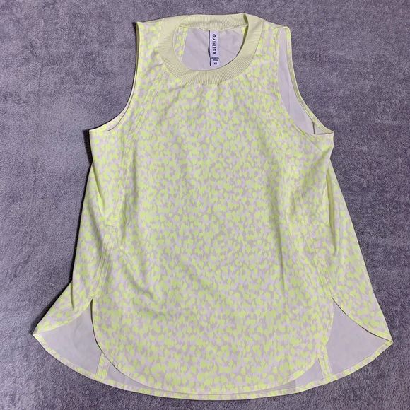 Athleta Zephyr Tank Womens Animal Print Pullover Workout Athletic Size XS - Picture 1 of 9